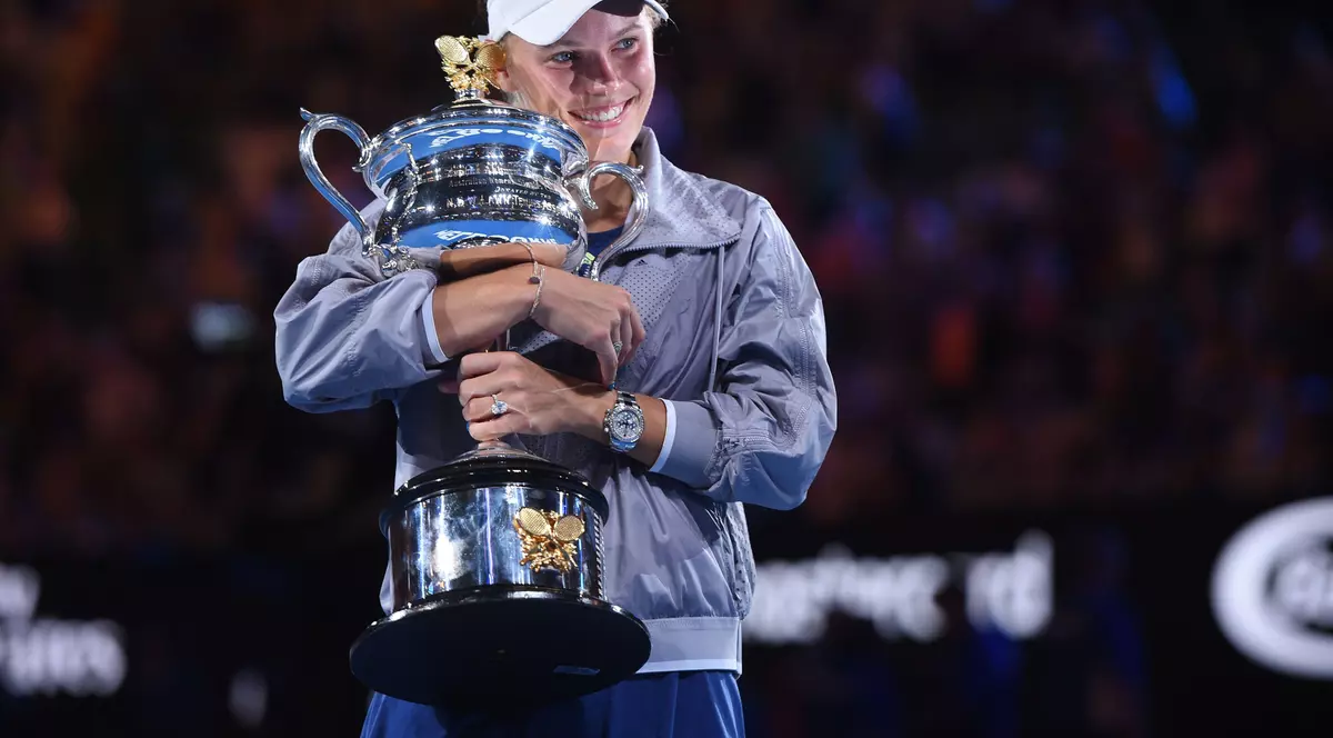 Caroline Wozniacki a avut o reacție ciudată