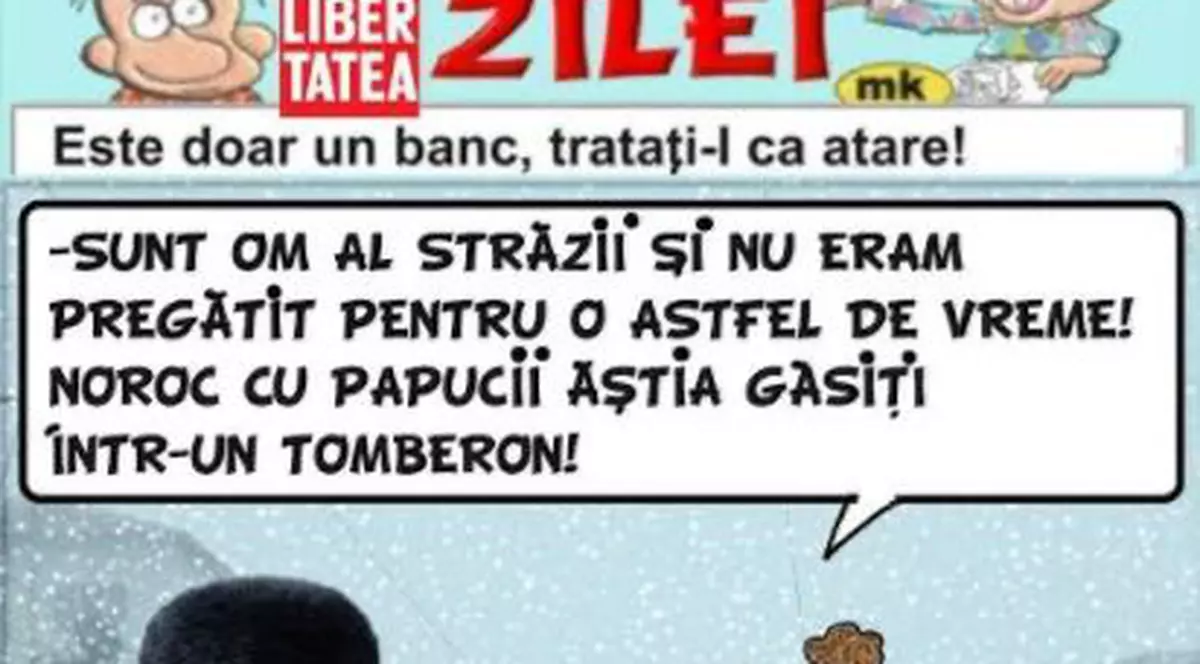 Noroc cu papucii ăștia găsiți într-un tomberon