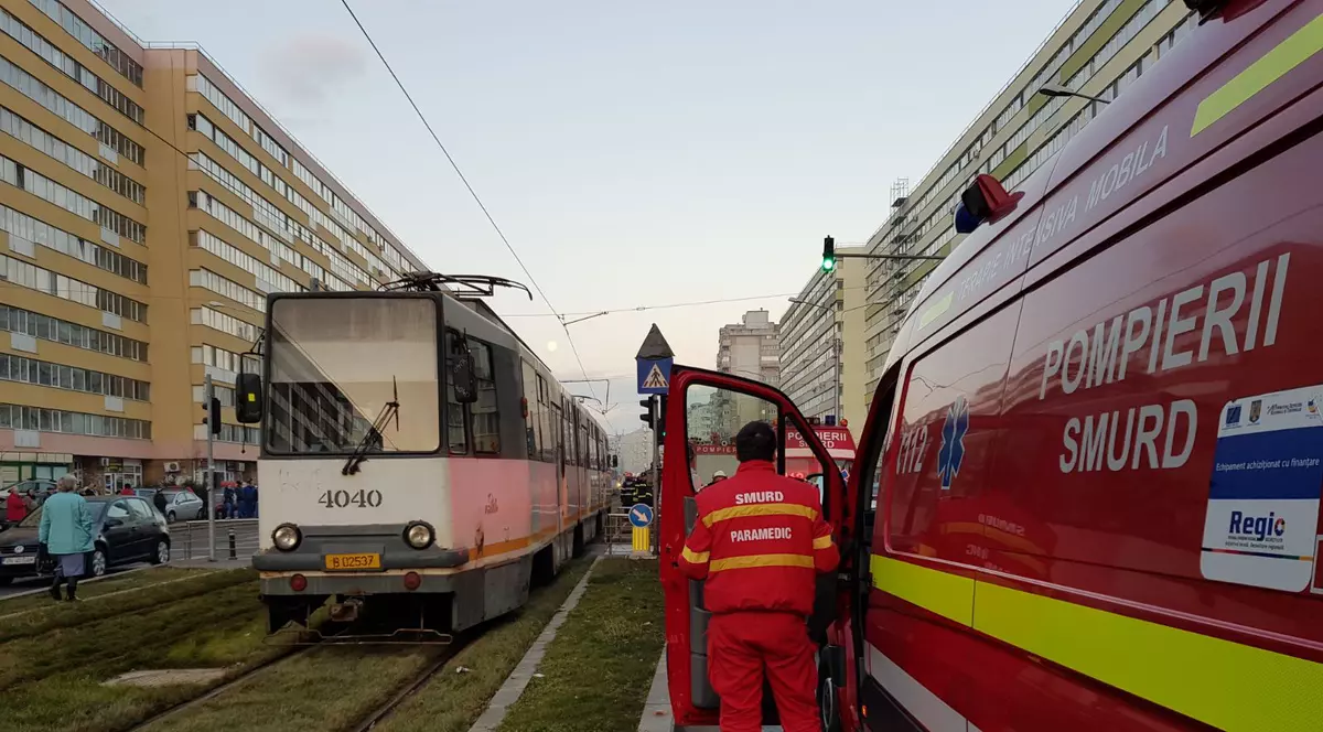 Femeie lovită mortal de tramvai pe Șoseaua Pantelimon din București