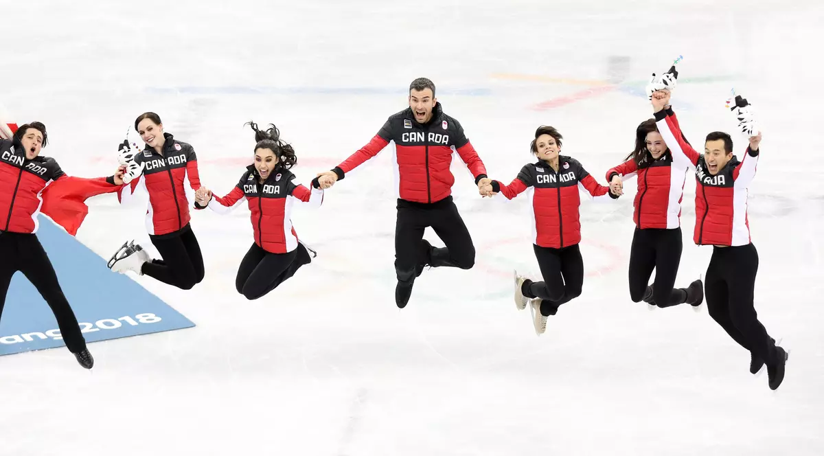 Medalie de aur pentru Canada în concursul de patinaj artistic pe echipe de la Jocurile Olimpice de iarnă 2018