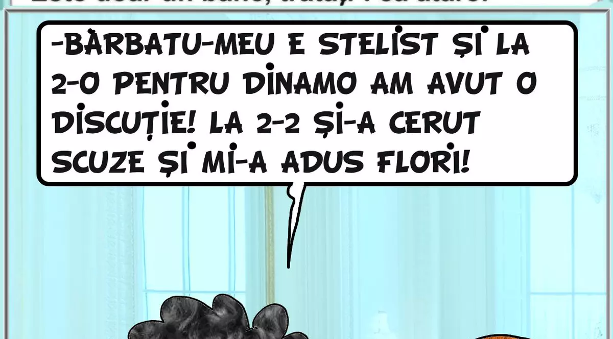 "Bărbatul meu e stelist și la 2-0 pentru Dinamo am avut o discuție..."