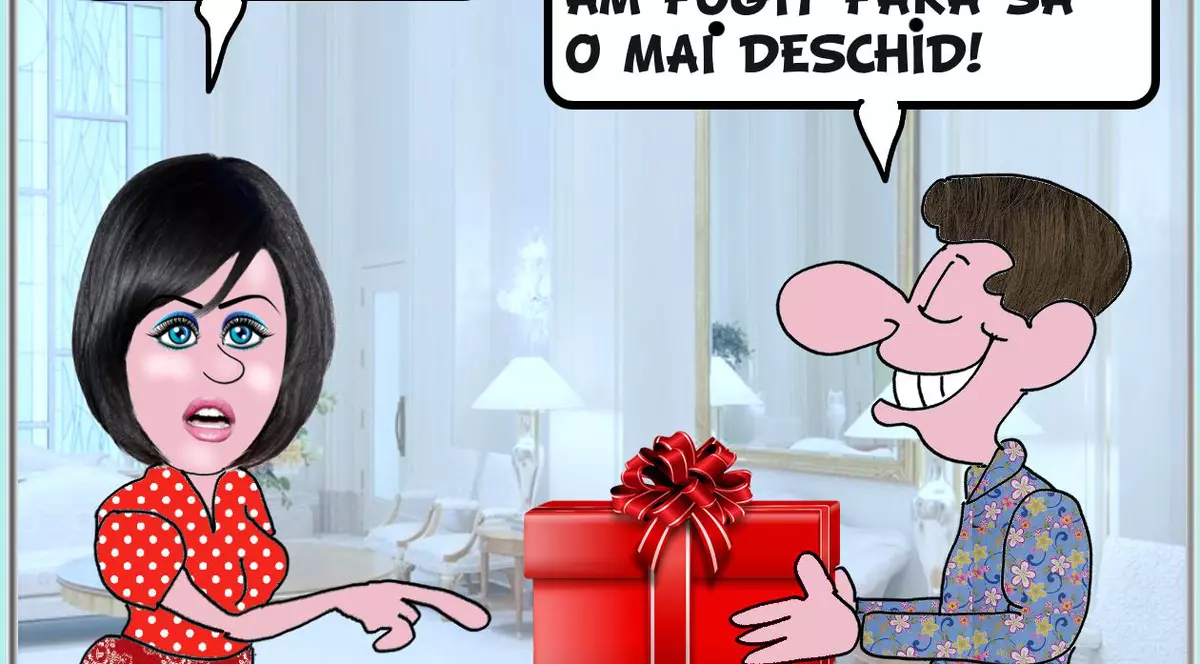 "Cadou de Dragobete? Și ce e în cutie?"