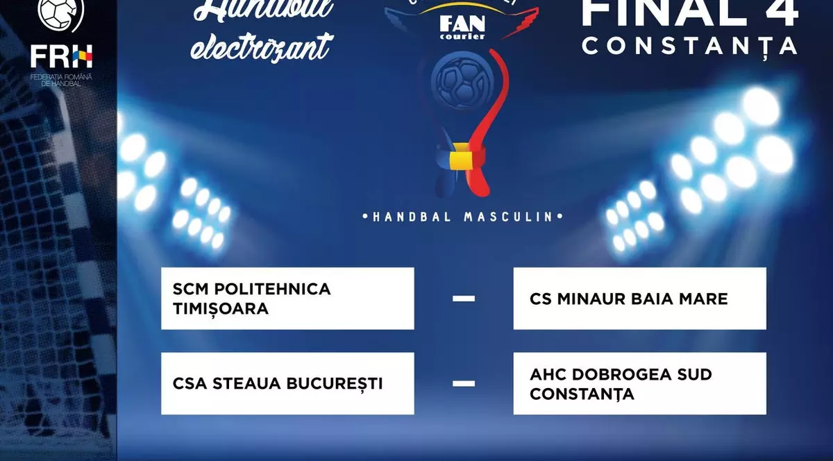 Cupa României 2018 la handbal masculin, Final 4. Programul partidelor