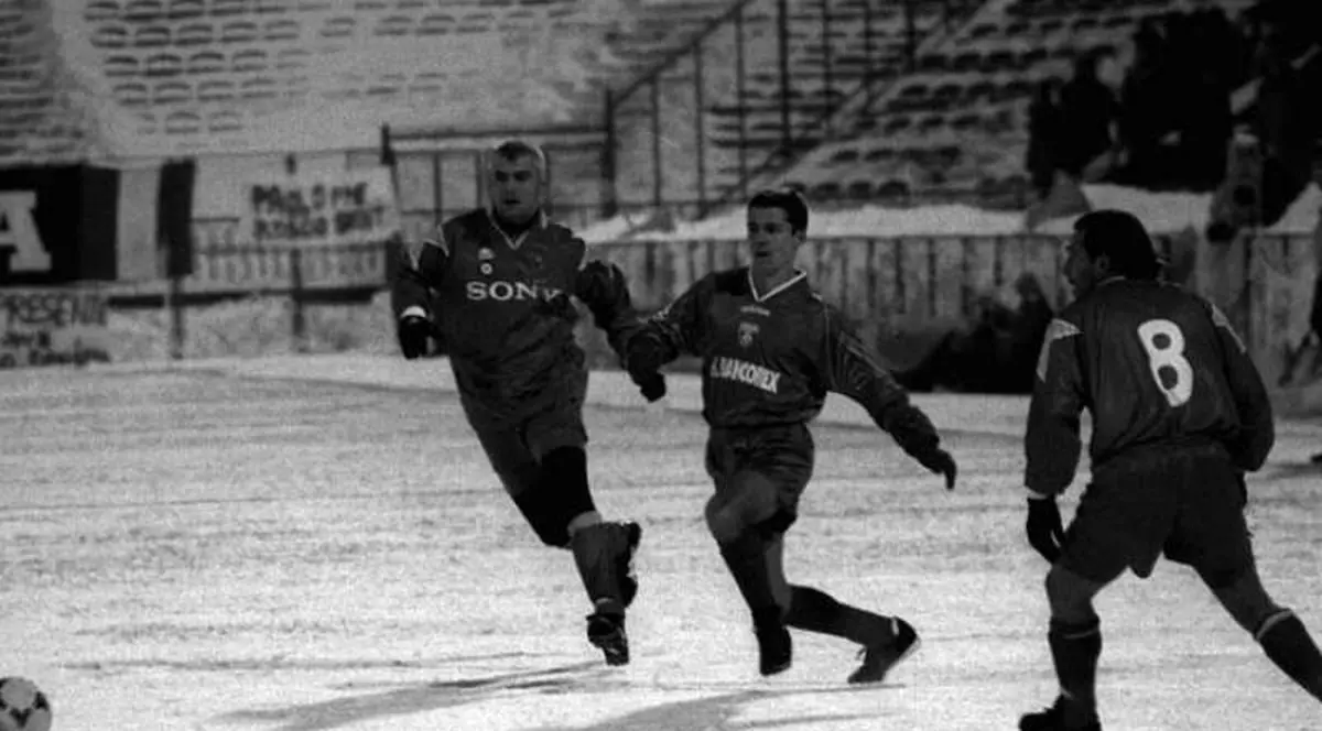 Steaua are în istorie câteva rezultate memorabile obținute pe terenuri înghețate /