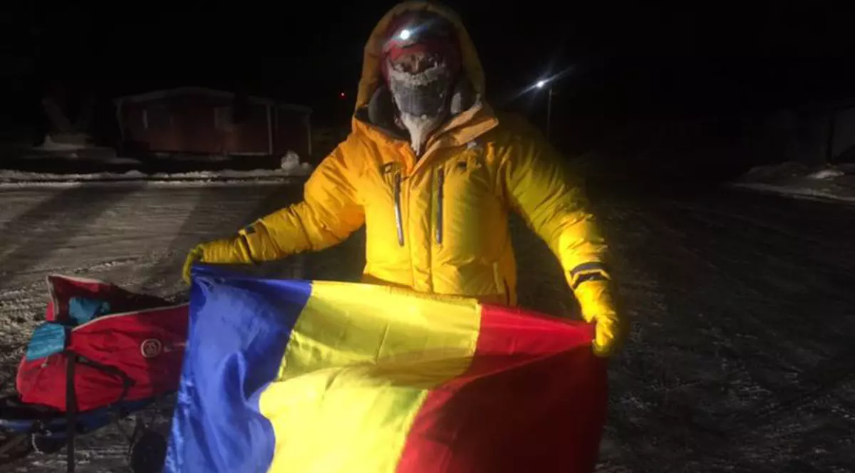 Tibi Ușeriu a început cursa în Maratonul 6633 Arctic Ultra