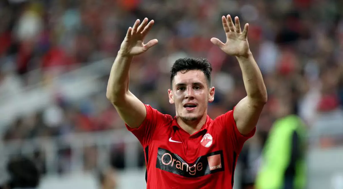 Paul Anton a dat două goluri pentru Anji Makhachkala FOTO: Vlad Chirea