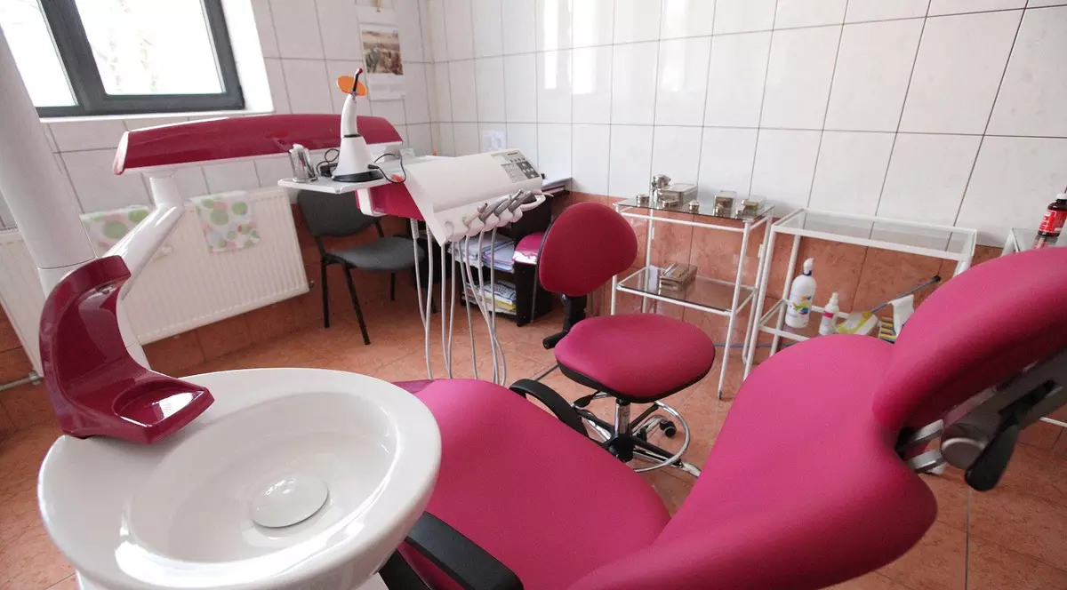 Clinica Metropolitană de Stomatologie, în București. Cabinet stomatologic școlar