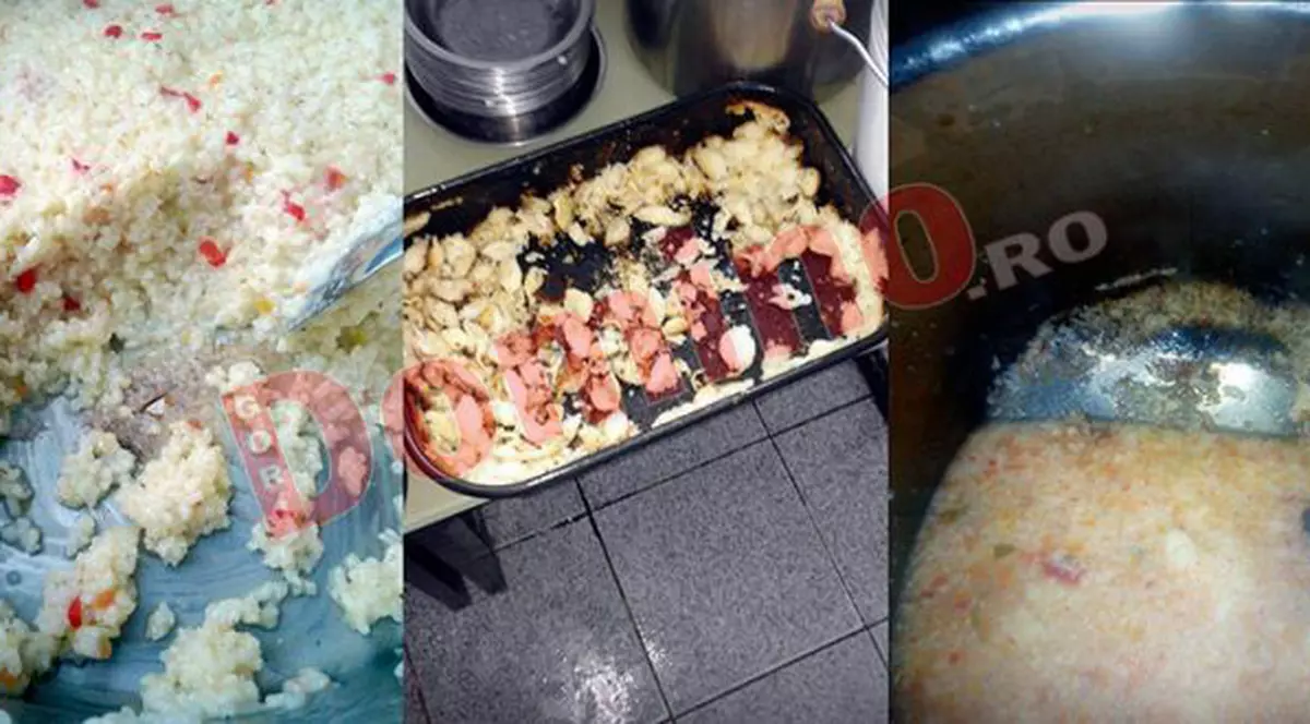 Oale arse, mâncare prinsă și igienă deficitară la o cresa din Targu Jiu