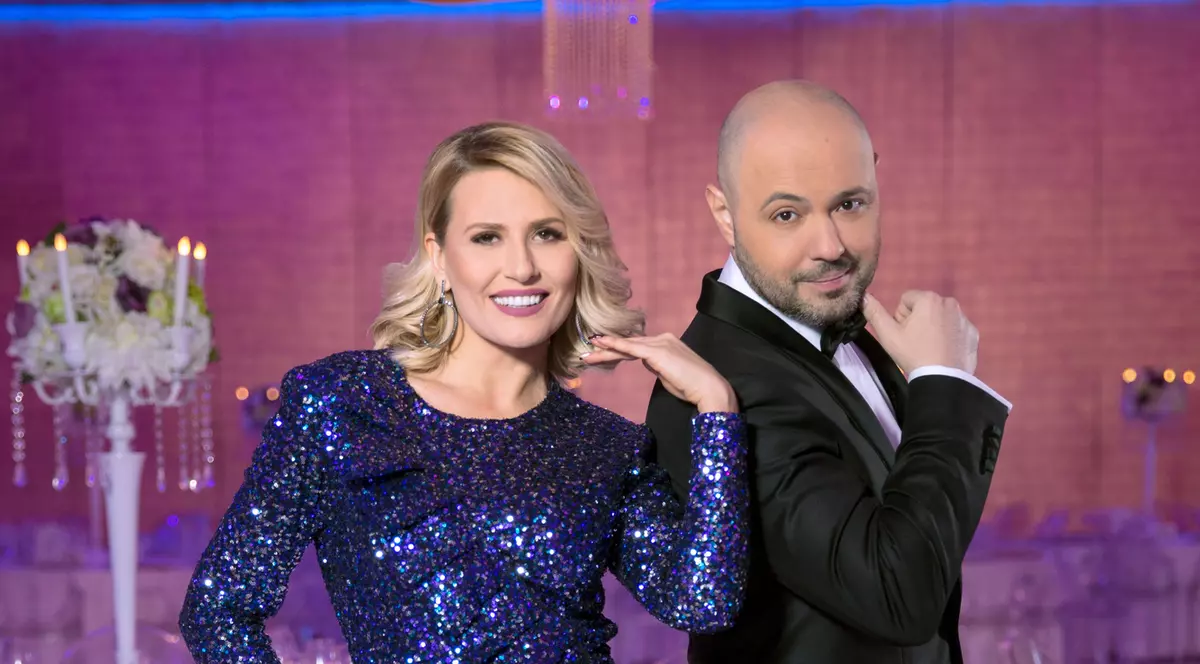 Dianna Rotaru și Mihai Mitoșeru, prezentatorii emisiunii „Se strigă darul!”