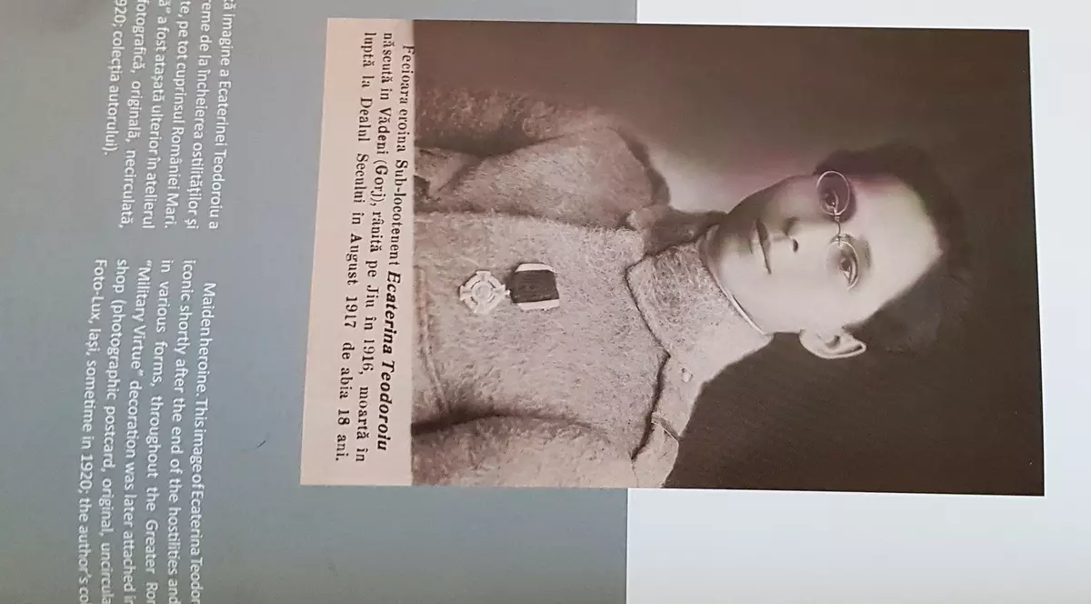 CENTENAR/ Eroina Ecaterina Teodoroiu apare într-o fotografie unicat: photoshop din 1920