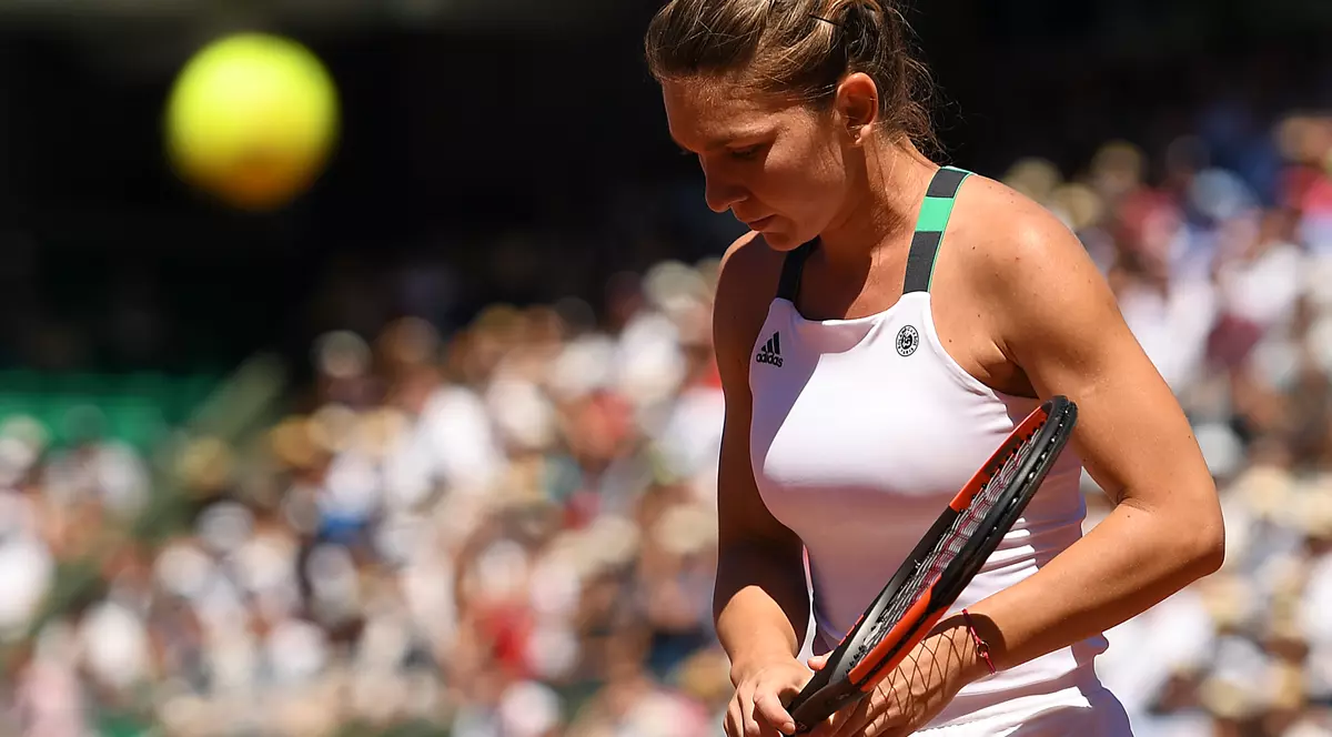Simona Halep, pe zgură