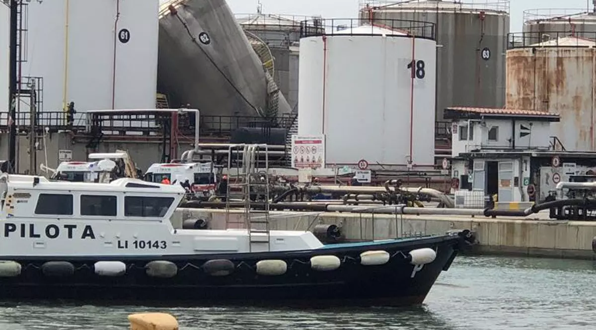 Explozie în portul Livorno