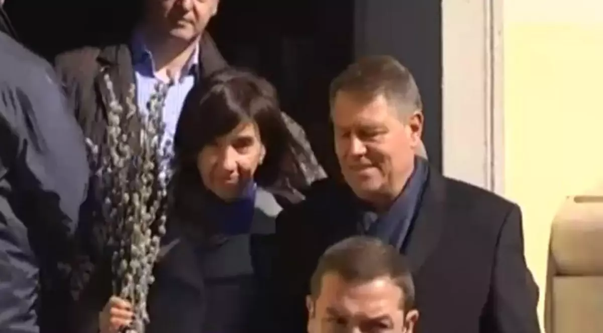 Klaus Iohannis, la slujba de Florii, în Sibiu