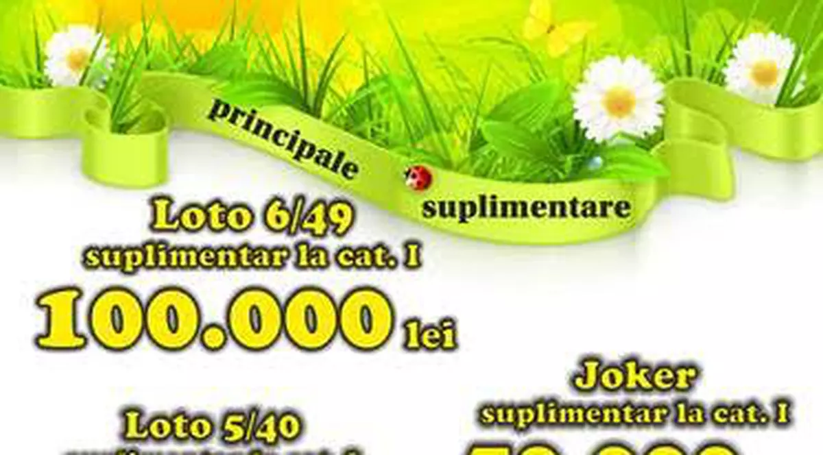 Tragerile Speciale Loto ale Primăverii, pe 4 martie