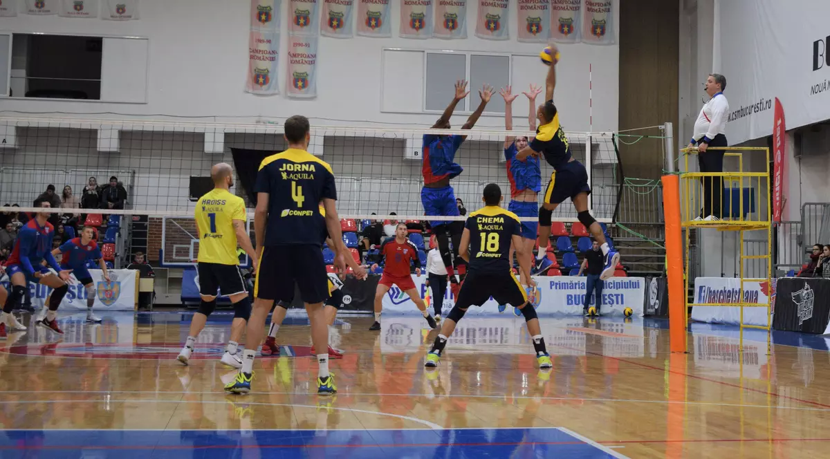 Divizia A1 de volei masculin, play-off, etapa a 3-a. Tricolorul LMV Ploiești poate prelua fotoliul de lider