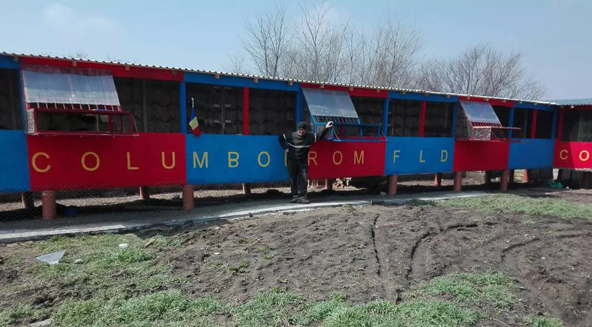 Florentin Dumitru și-a făcut columbodrom în culorile Stelei. Cât costă înscrierea la concursuri