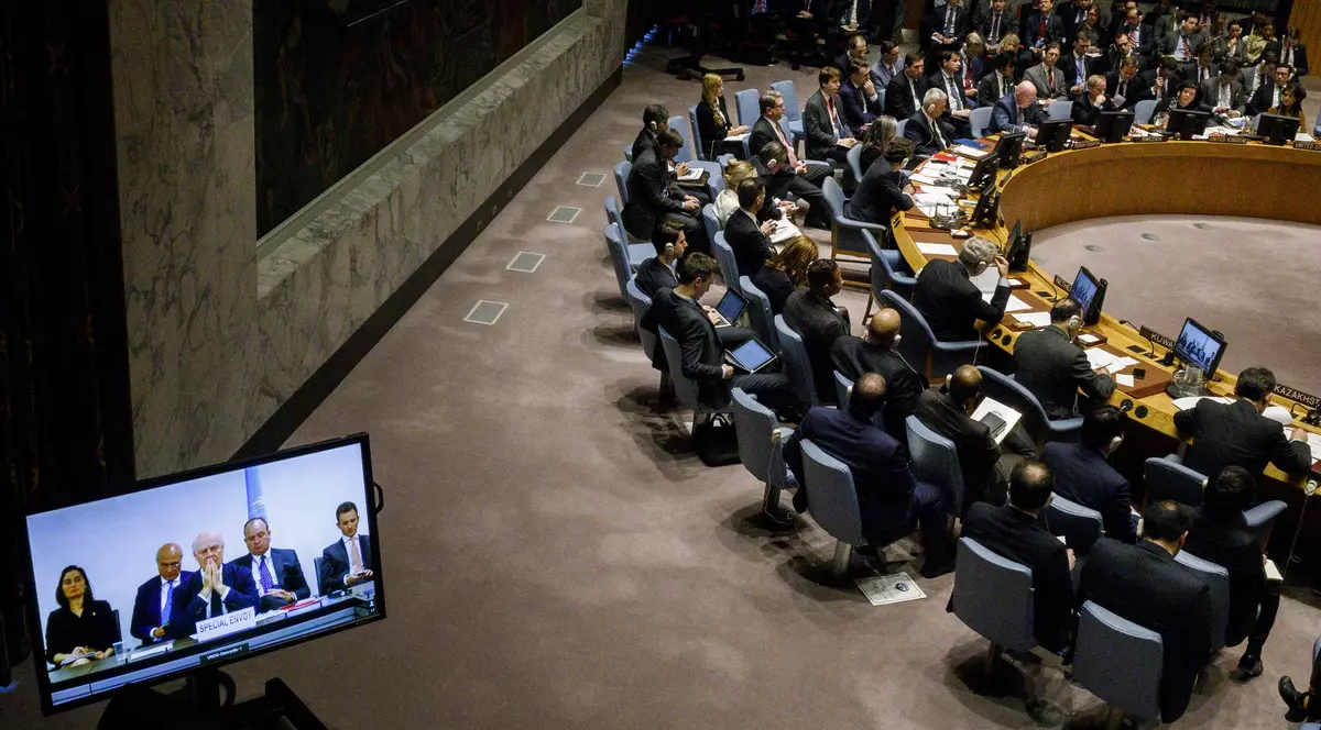 reuniune a Consiliului de Securitate al ONU