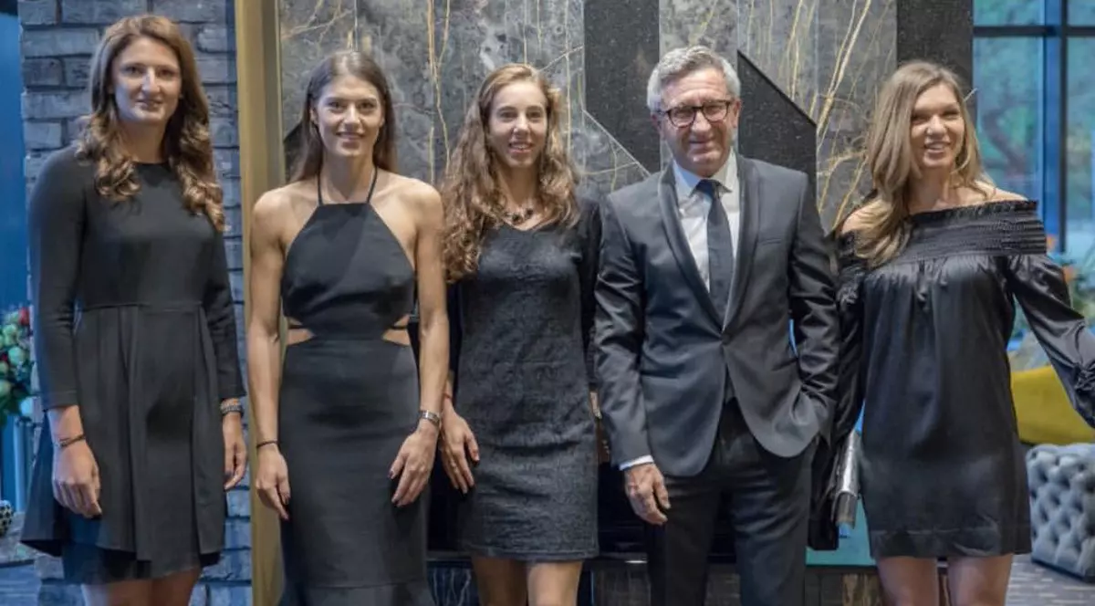 Fetele din echipa de Fed Cup a României