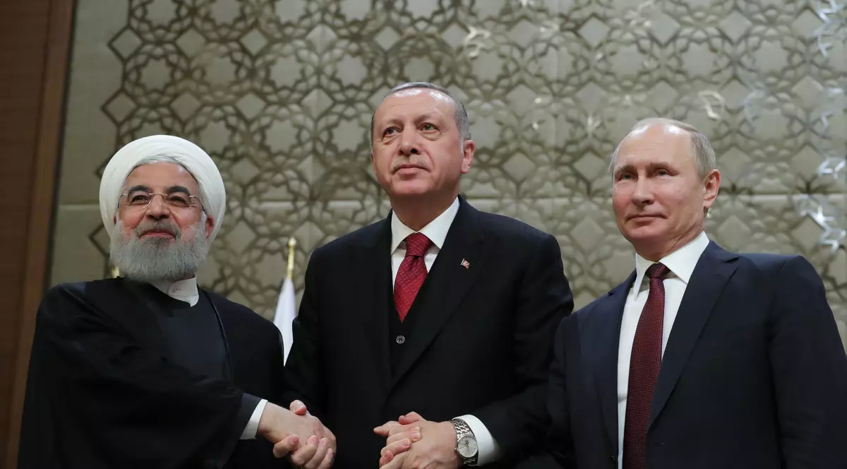 Erdogan, Putin și Rohani s-au întâlnit la Ankara. Cei trei lideri mondiali la ntâlnirea de la Ankara