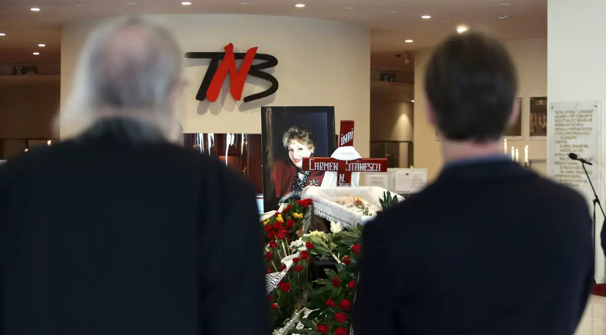 Actrița Carmen Stănescu a fost înmormântată