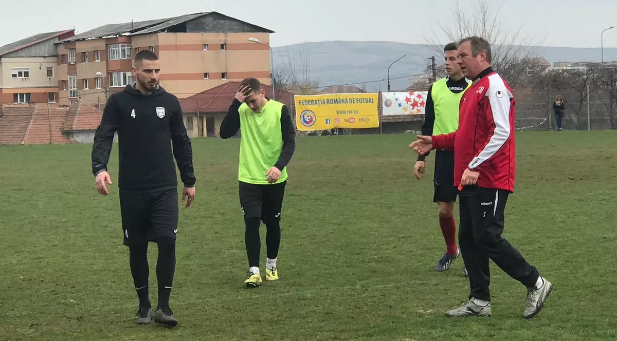 Fratele lui Gicu Grozav, la antrenament