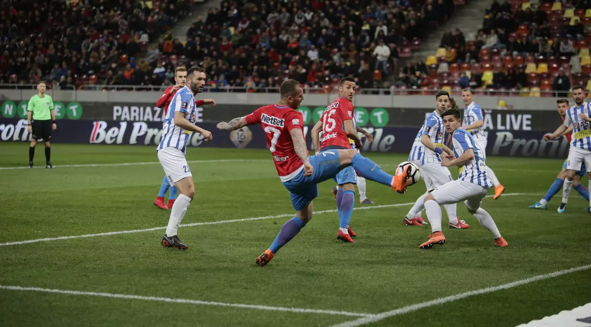 Liga 1, etapa 3, play-off: FCSB - CSM Poli Iași 1-0. Nu e păcăleală, nu e glumă: FCSB e cea mai bună! GALERIE FOTO