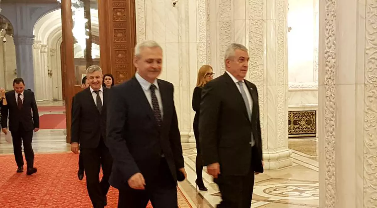 tariceanu si dragnea la o intalnire despre viitorul ue