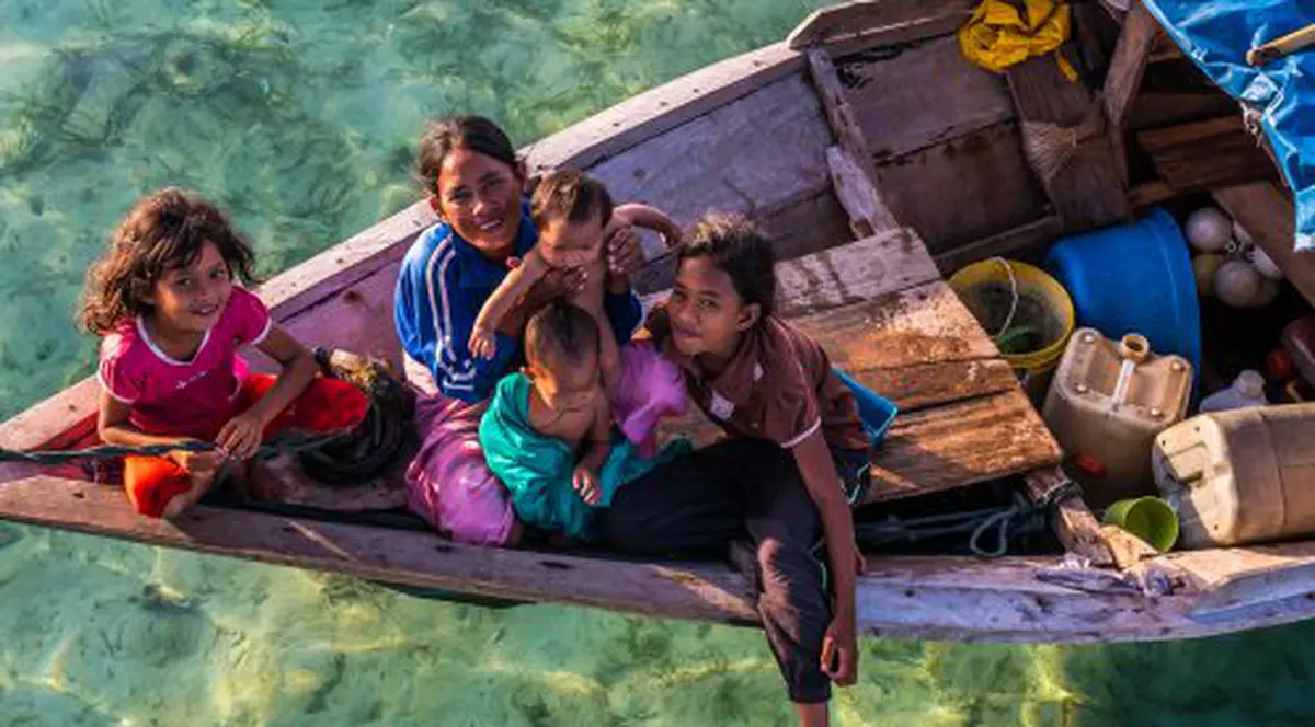 Populația Bajau (sursa northfoto)