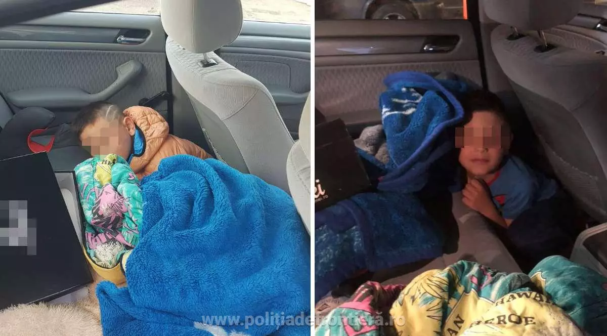 Au vrut să-și scoată copilul din țară ascuns sub o pătură. Copil ascuns sub pături