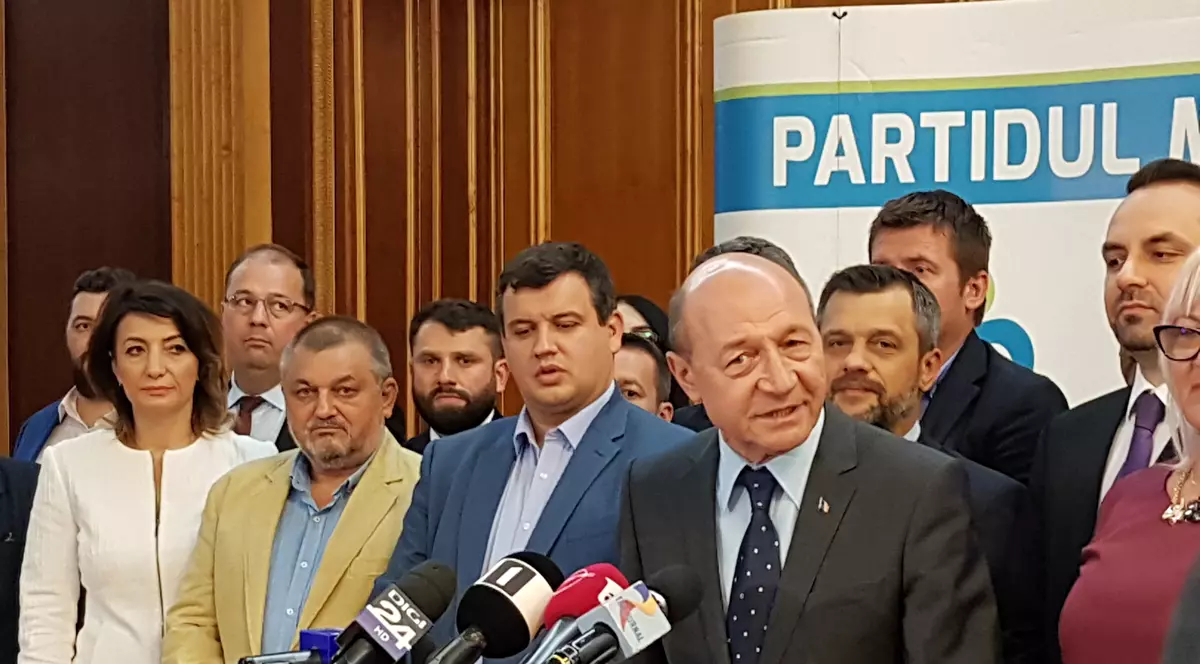 liderul PMP Traian Băsescu