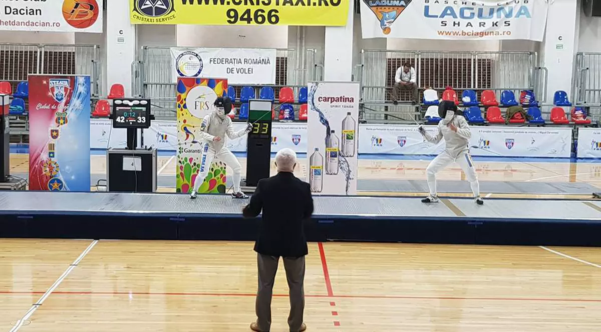 Echipa feminină de floretă a CSA Steaua, pe locul al doilea la Cupa Europei