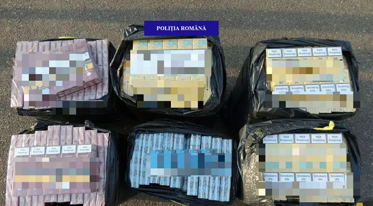 Polițiști de frontieră din Timiș, prinși cu țigări de contrabandă