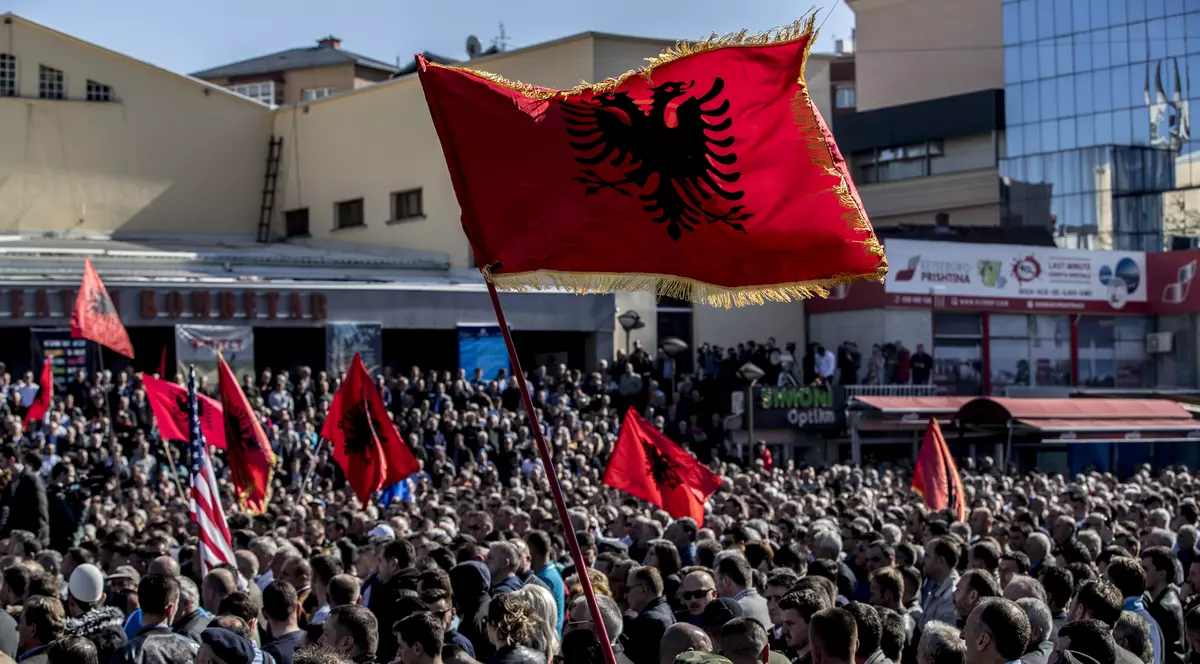 Protest în fața guvernului din Muntenegru