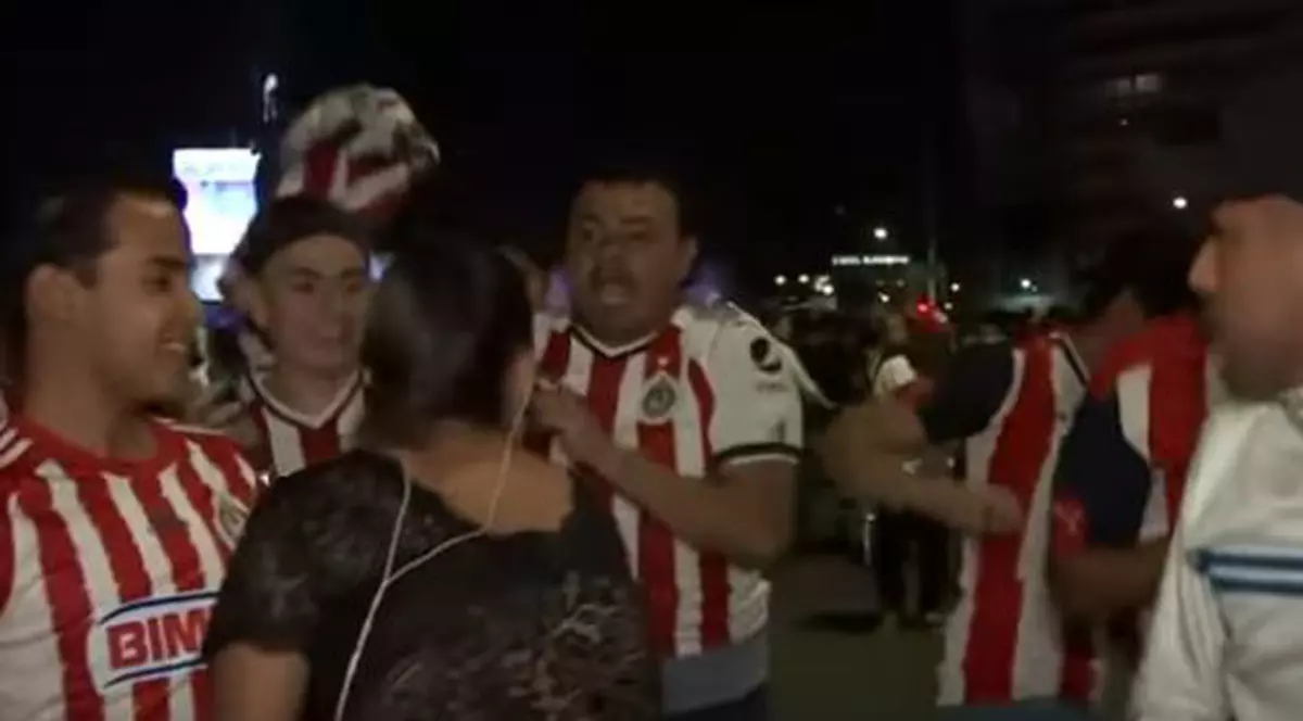 reporterita care a lovit un suporter cu microfonul