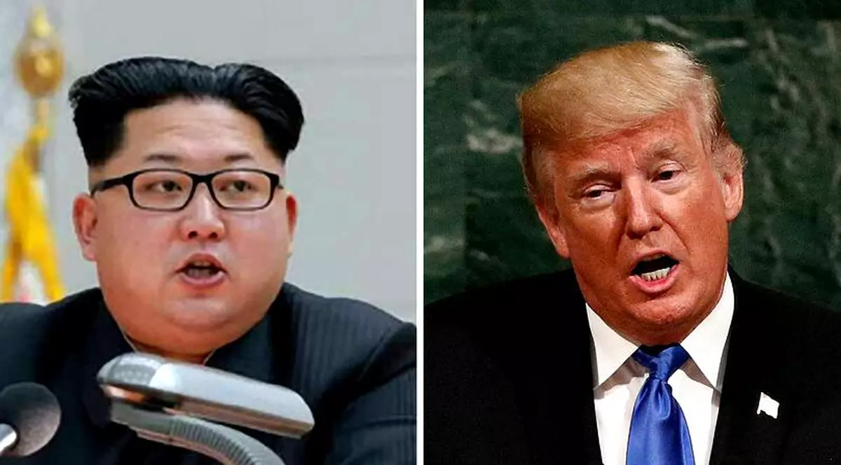 Cum arată locul unde se vor întâlni Donald Trump și Kim Jong Un. Colaj foto cu Donald Trump și Kim Jong Un