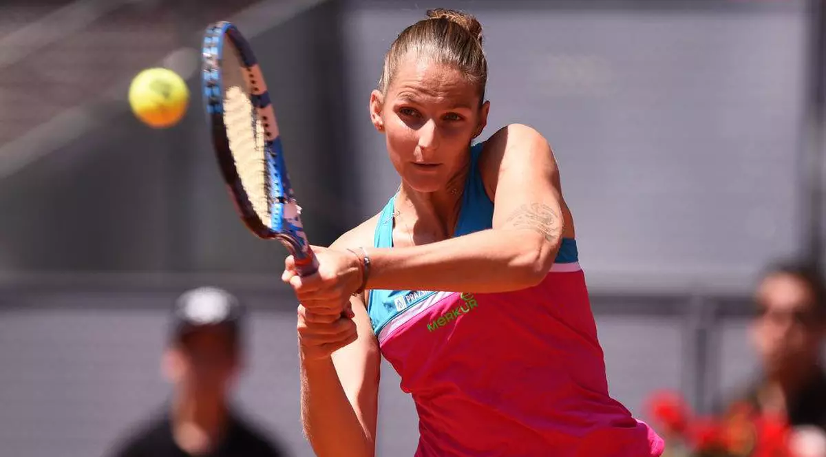 Karolina Pliskova a rupt scaunul arbitrului lovindu-l cu racheta. Scandalul anului în tenis / VIDEO