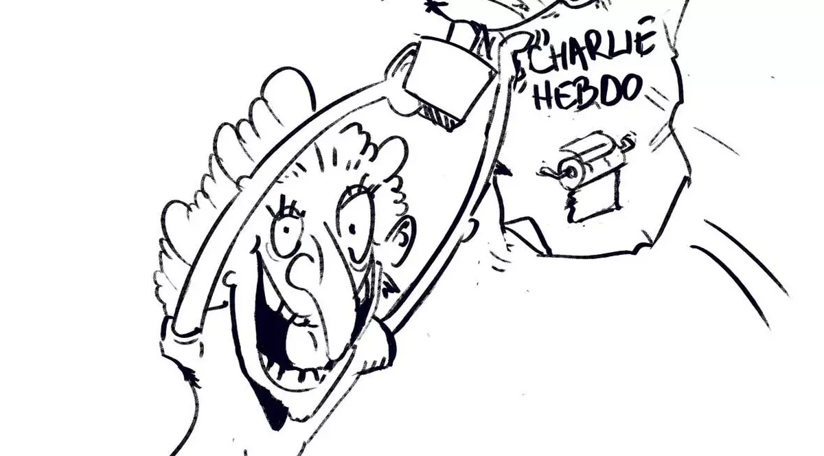 Cu revista voastră, o să lustruim trofeul nostru! Răspunsul ziarului Libertatea la caricatura Charlie Hebdo