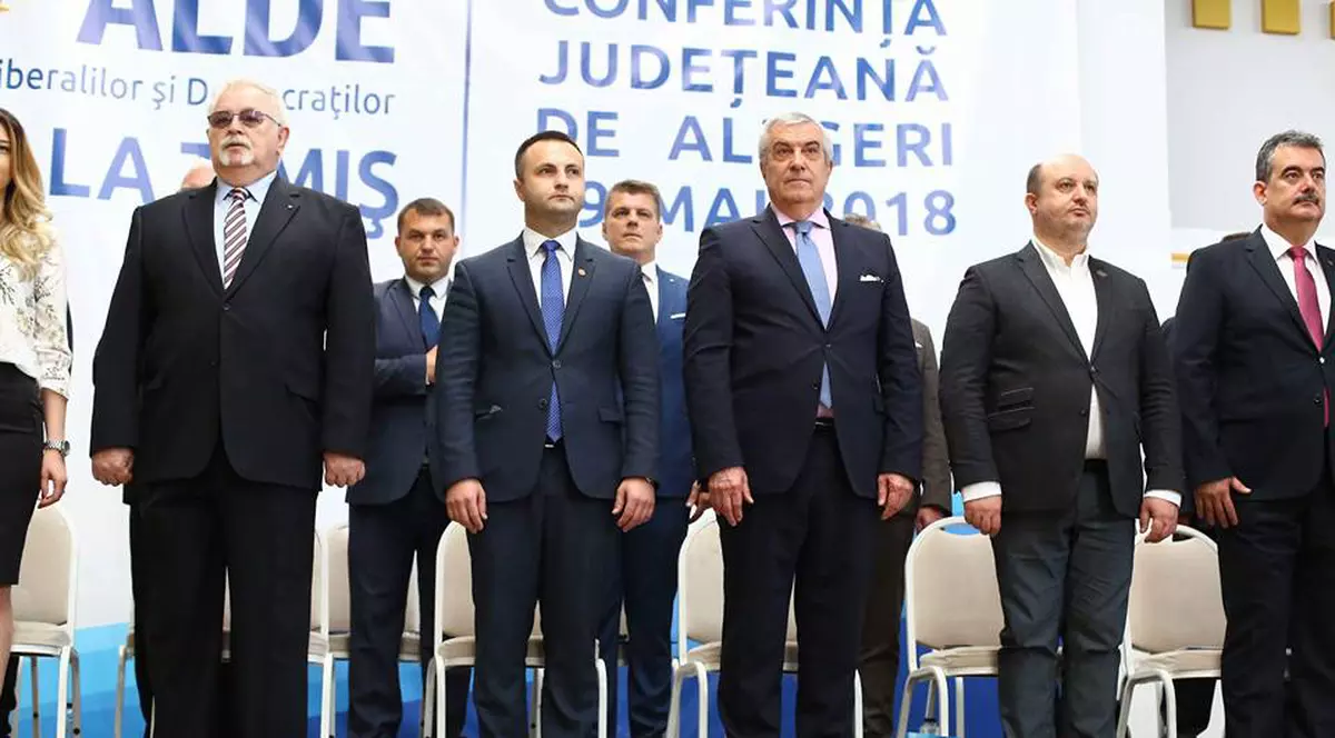 ALDE, Tariceanu, pe scena