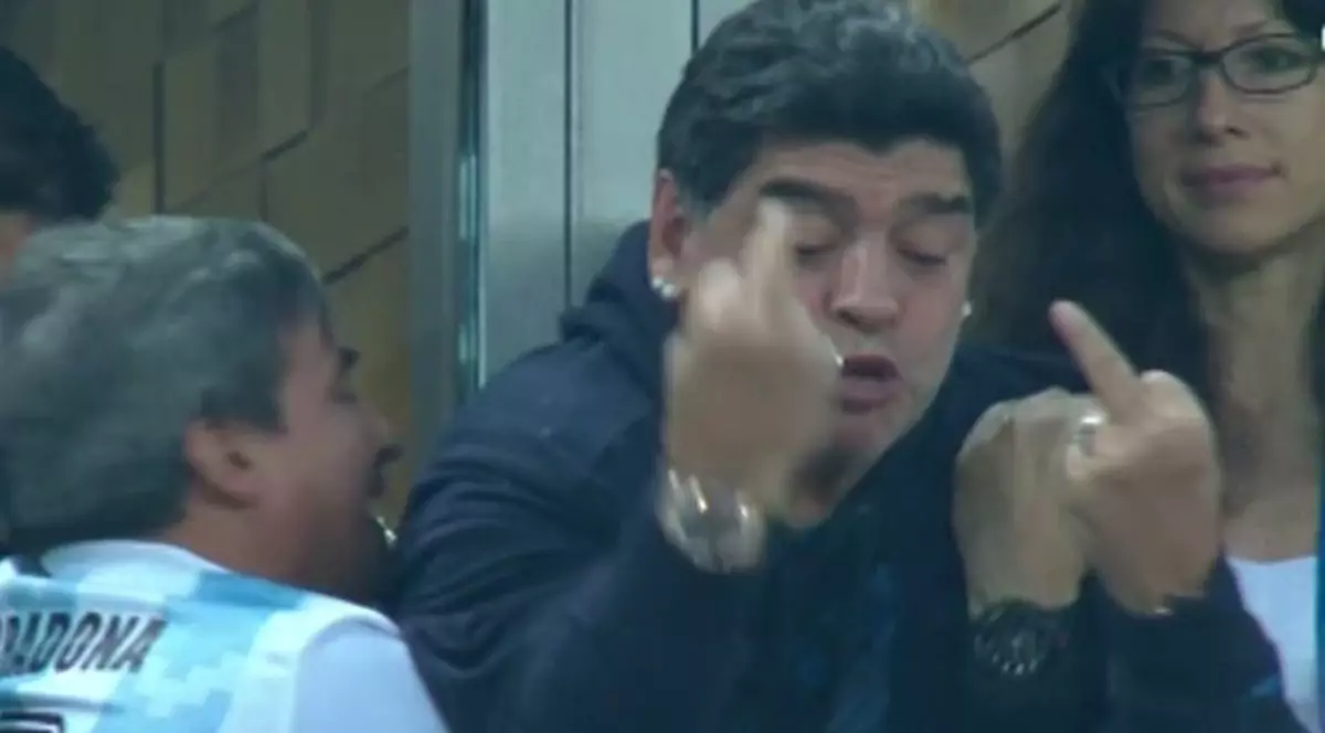 Explicația lui Maradona pentru reacțiile sale din timpul meciului Argentina - Nigeria, de la Campionatul Mondial de fotbal Rusia 2018