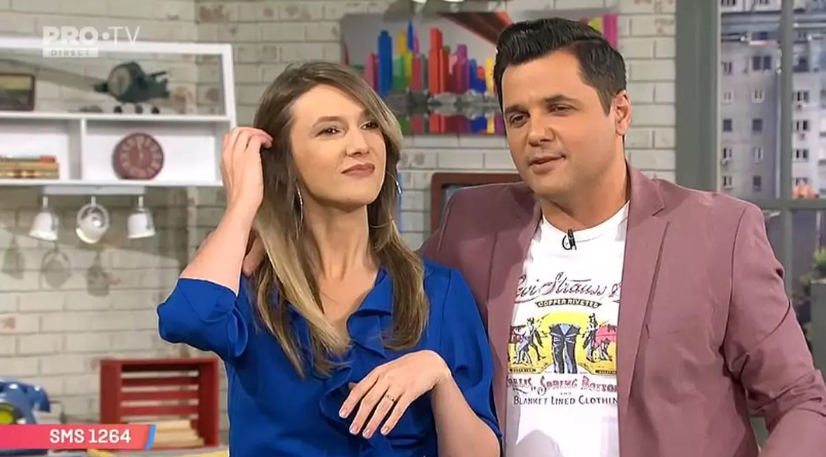 Adela Popescu e însărcinată cu al doilea copil. A făcut anunțul bombă în direct la TV