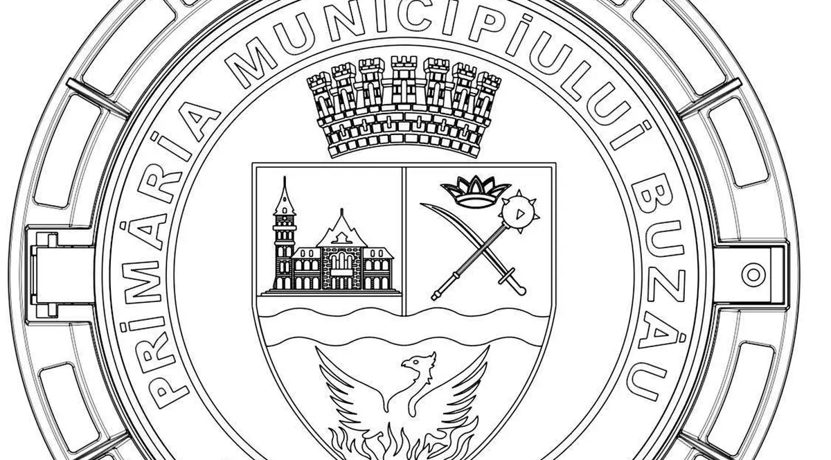 Aleșii locali din Buzău au votat înlocuirea capacelor de canal. Noul model conține stema orașului și elemente de identificare a furnizorului de utilități