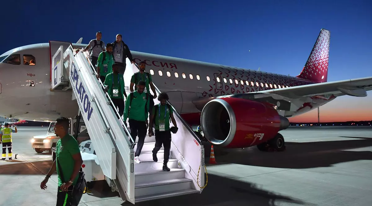 Avionul saudiților a luat foc în drum spre meciul de la Rostov, cu Uruguay, de la Campionatul Mondial de fotbal Rusia 2018