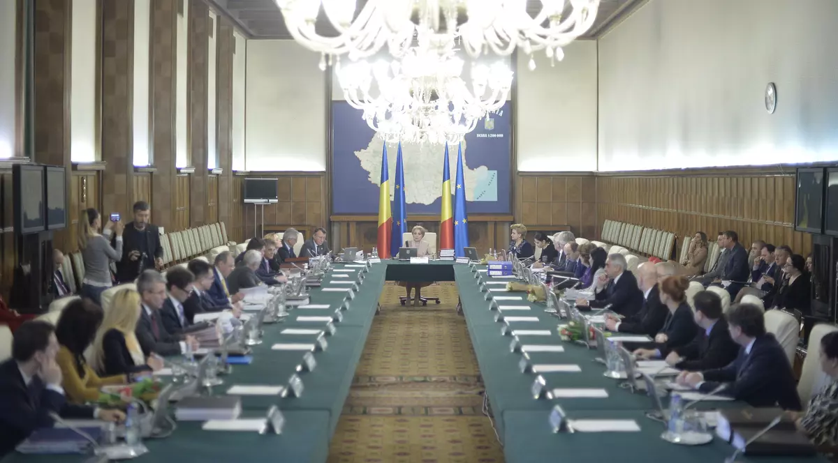 Guvernul Viorica Dăncilă in sedinta