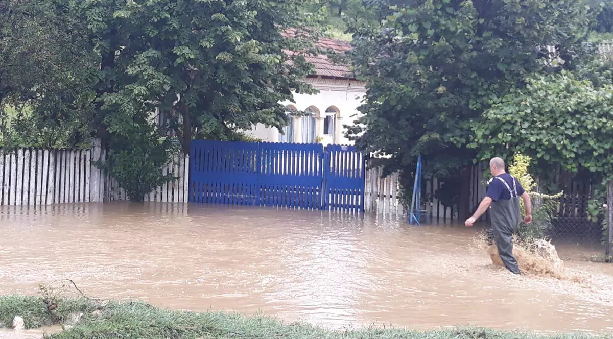 Inundații în Argeș