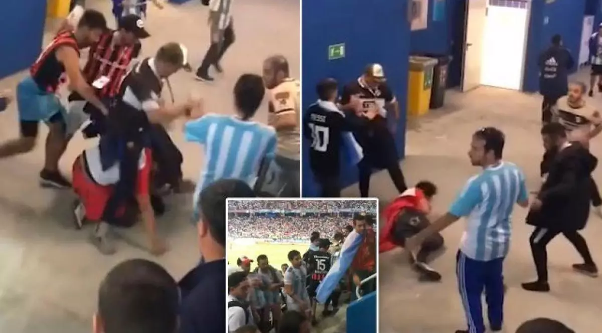 Bătaie între croați și argentinieni la Campionatul Mondial de fotbal Rusia 2018