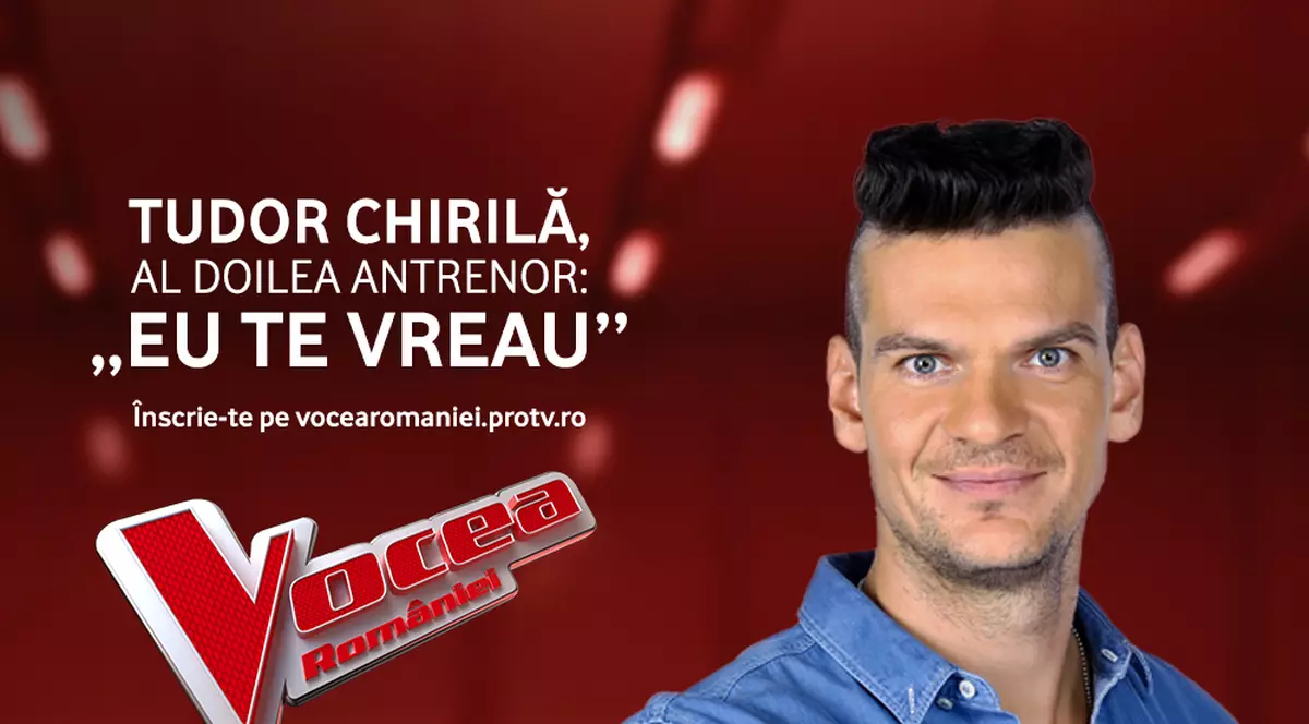 Tudor Chirilă este antrenor în sezonul 8 Vocea României. Provocarea continuă
