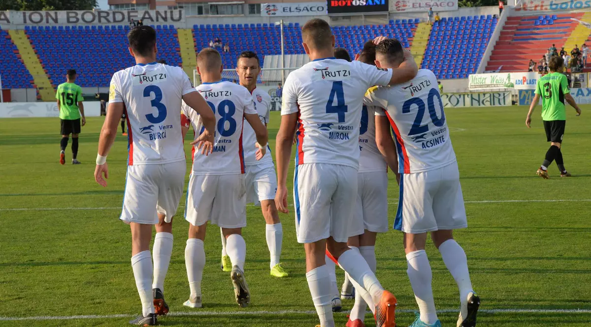 Liga 1 la fotbal, etapa 2. FC Botoșani - Hermannstadt Sibiu 2-0. Moldovenii, la prima victorie în noul sezon