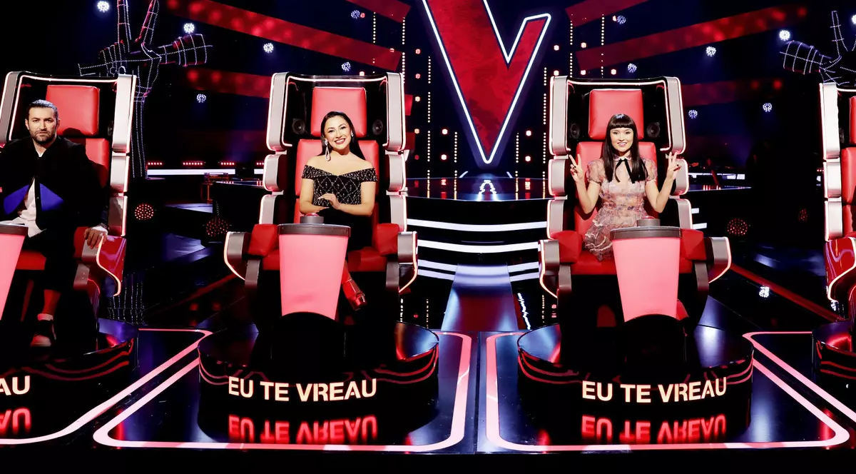 EXCLUSIV/Primele filmări la ”Vocea României” în noua formulă. Irina Rimes a făcut show pentru ceilați jurați