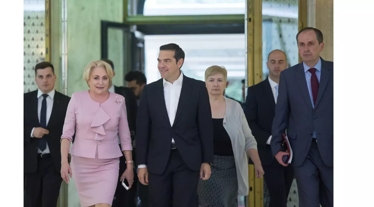 Viorica Dancila si prmeierul Greciei