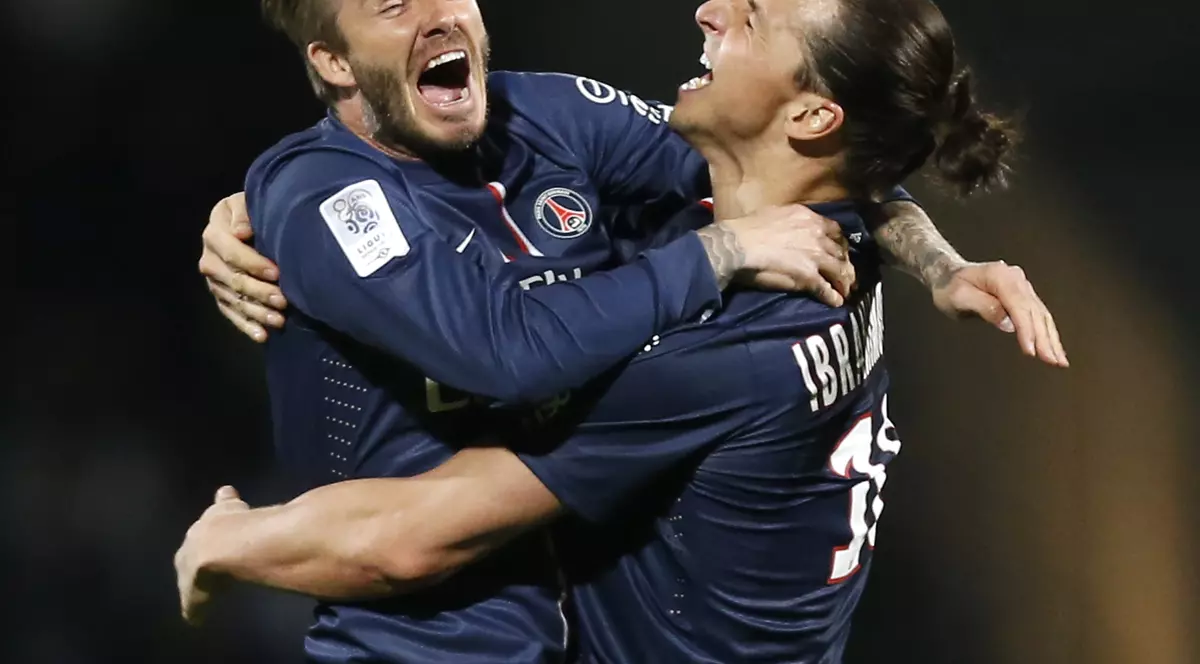 Ibrahimovic Beckham